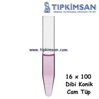 TÜP-SANTRFÜJ - CAM - Dibi Konik - 16 x 100 - Adet