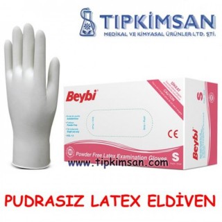 MUAYENE ELDİVENİ - LATEX - 100 Adet - Pudrasız - BEYBİ - SMALL