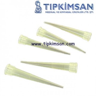 PİPET UÇLARI - 200 UL - SARI - 1000 Adet