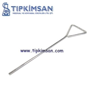 Drigalski Çubuğu (Spatülü) Metal -16 Cm