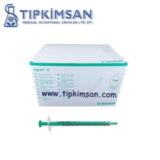 B-Braun Inject- F Luer Solo Enjektör -1 ml 100 Adet