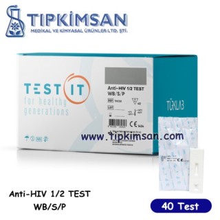 ANTİ HİV 1/2 TEST - 40 TEST - RAPİDAN