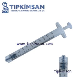 1 CC LUER LOCK ENJEKTÖR - ADET / RİSUS