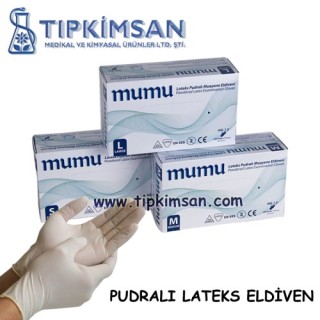 MUAYENE ELDİVENİ - LATEX - 100 Adet - Medium