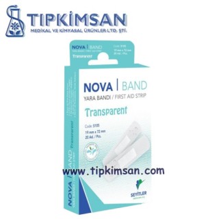 TRANSPARENT ŞEFFAF YARA BANDI - 20 ADET