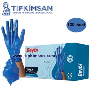 TPEX Eldiven Mavi - Large - 100'lük Kutu