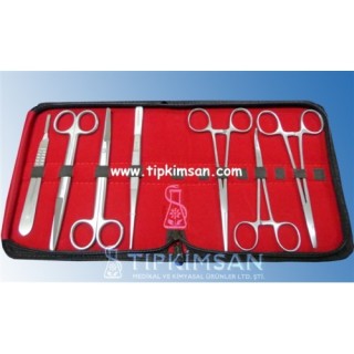 CERRAHİ SET - 7 Parça Alet + Set Çantası