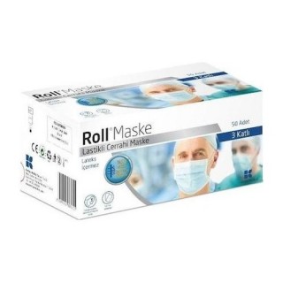 Cerrahi Maske 3 KATLI ROLL MASKE - Adet