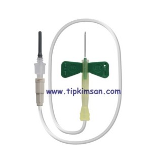 VAKUMLU KELEBEK SET - Vacutainer 21 G Yeşil - Adet