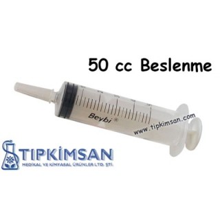 STERİL ENJEKTÖR 50 CC CONTALI BESLENME - 25 ADET - BEYBİ