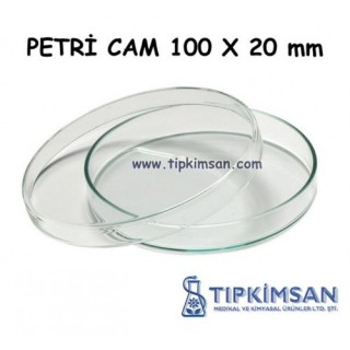 PETRİ KUTUSU - CAM - 100 X 20 mm