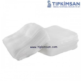 SPANÇ 7.5 CM X 7.5 CM  GAZ KOMPRES - 100 ADET - NON STERİL - 8 KAT