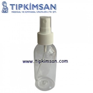 SPREY BAŞLIKLI ŞEFFAF PLASTİK ŞİŞE 100 ML 