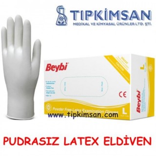 MUAYENE ELDİVENİ - LATEX - 100 Adet - Pudrasız - BEYBİ - LARGE