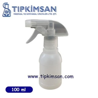 Sprey Başlıklı Plastik Şişe 100 cc - Triger Başlık