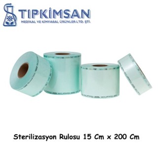 Sterilizasyon Rulosu 15 Cm x 200 M