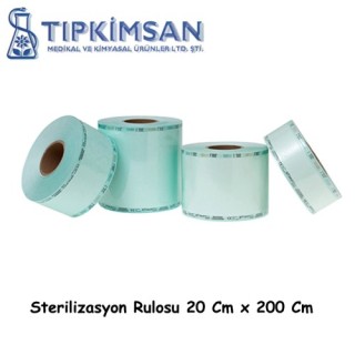 Sterilizasyon Rulosu 20 Cm x 200 M