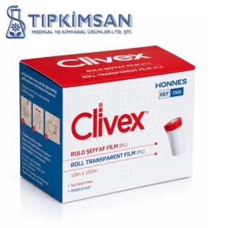 Su Geçirmez Banyo Bandı CLİVEX RULO ŞEFFAF FİLM PU 10m x 10cm