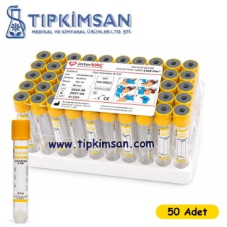VAKUMLU JELLİ TÜP 8,5 ML - 50 ADET - LİND VAC 