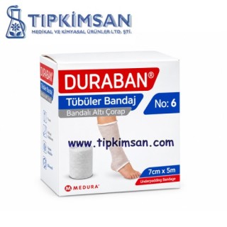 Duraban Tübüler Bandaj – Lenfödem ve Alçı Altı Bandaj Altı Çorabı No:6 