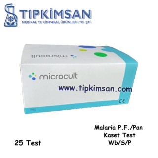 Malaria P.F./Pan Kaset Test, Wb/S/P SITMA TESTİ - 25 TEST 