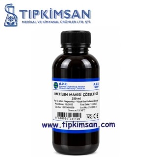 METİLEN MAVİSİ ÇÖZELTİSİ - 250 ml
