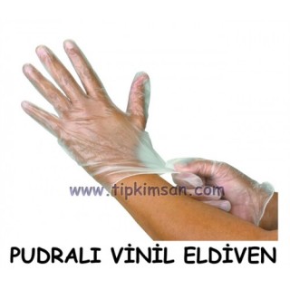 MUAYENE ELDİVENİ VİNİL-PUDRASIZ- 100 Adet MEDIUM