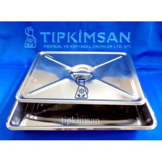 KAPAKLI KÜVET 30 cm - 304 KALİTE PASLANMAZ ÇELİK