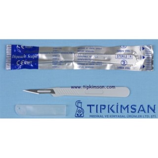 Steril Plastik Saplı Bistüri No:11