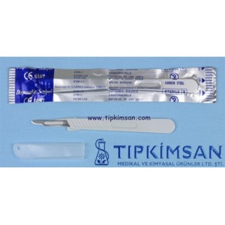 Steril Plastik Saplı Bistüri No:15