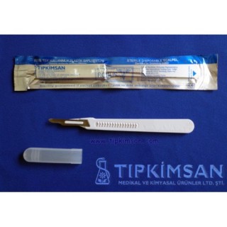 PLASTİK SAPLI BİSTÜRİ NO:15