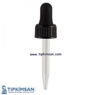 CAM DAMLALIK 30 cc Şişe için - SİVRİ UÇLU